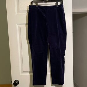 Talbots velveteen pants in curvy fit.